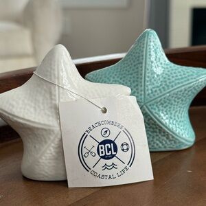 Beachcombers Coastal Life Starfish Salt and Pepper Shaker Set